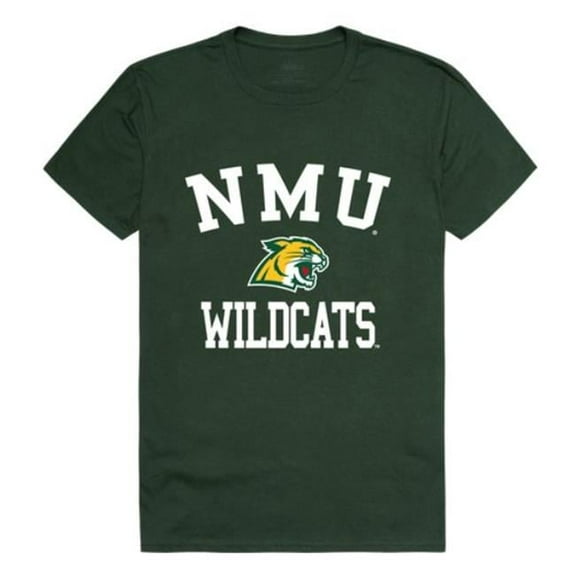W Republic 539-357-FOR-03 Northern Michigan University Arch T-Shirt, Forest White - Large