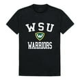 thumbnail image 1 of W Republic 539-400-BLK-01 Wayne State University Men Arch T-Shirt, Black & White - Small, 1 of 1