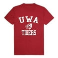 thumbnail image 1 of W Republic 539-401-CAR-04 University of West Alabama Men Arch T-Shirt, Cardinal - Extra Large, 1 of 1