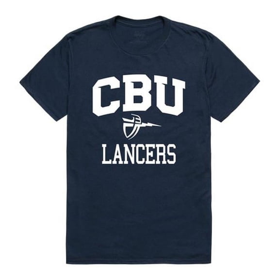 W Republic 539-444-NVY-03 California Baptist University Men Arch T-Shirt, Navy - Large
