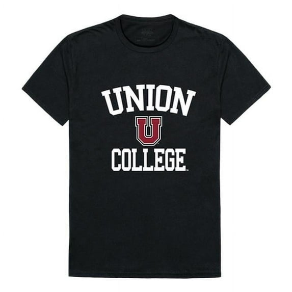 W Republic 539-461-BLK-01 NCAA Union College Bulldogs Arch T-Shirt, Black - Small