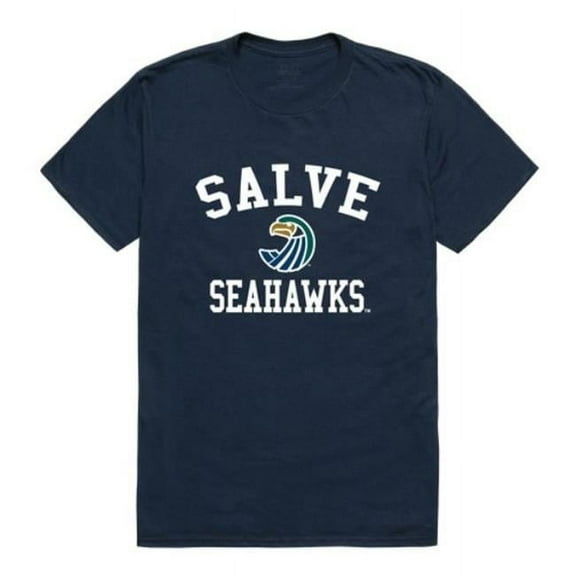 W Republic 539-474-NVY-03 Salve Regina University Seahawks Arch T-Shirt, Navy - Large