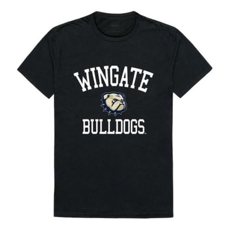 W Republic 539-488-BLK-01 Wingate University Bulldogs Arch T-Shirt, Black - Small