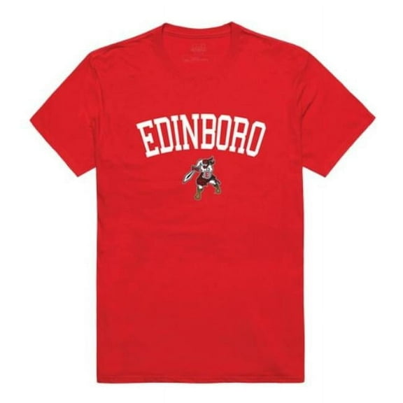 W Republic 539-516-RED-03 Edinboro University Fighting Scots Arch T-Shirt, Red - Large