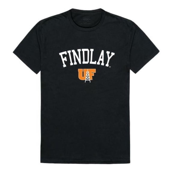 W Republic 539-518-BLK-03 University of Findlay Oilers Arch T-Shirt, Black - Large