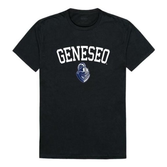 W Republic 539-520-BLK-05 State University of New York at Geneseo Knights Arch T-Shirt, Black - 2XL