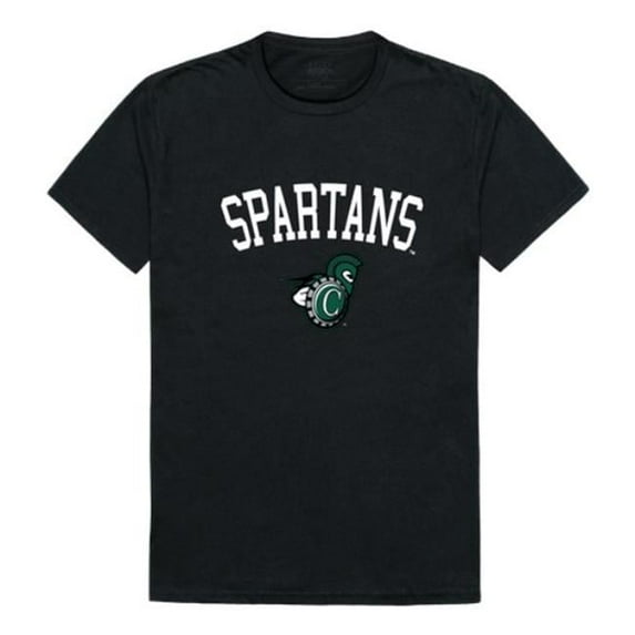 W Republic 539-626-BLK-03 Castleton University Spartans Arch T-Shirt, Black - Large