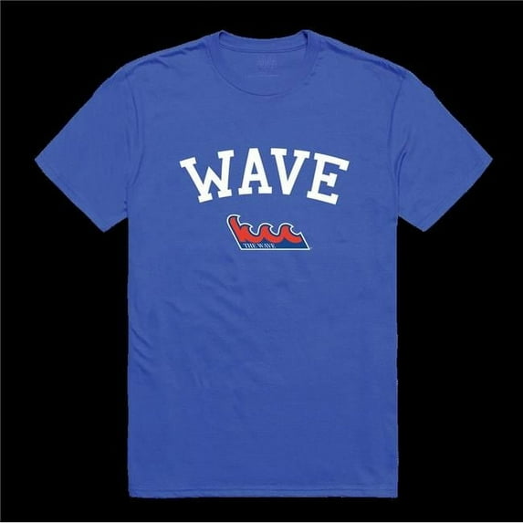W Republic 539-660-RYL-03 Kingsborough Community College The Wave Arch T-Shirt, Royal - Large