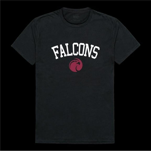 W Republic 539-670-BLK-05 Seattle Pacific University Falcons Arch T-Shirt, Black - 2XL