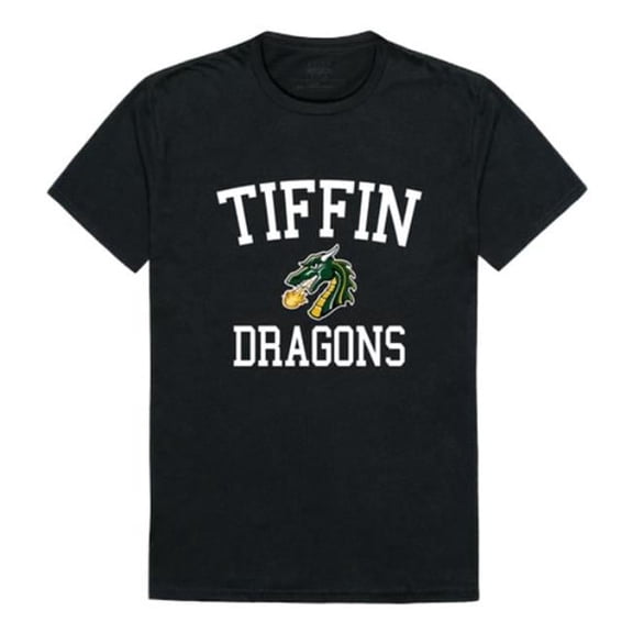 W Republic 539-678-BLK-05 Tiffin University Dragons Arch T-Shirt, Black - 2XL