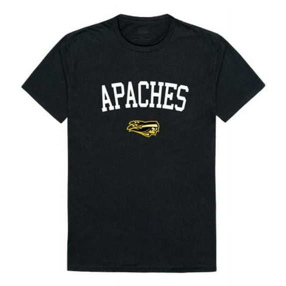 W Republic 539-680-BLK-02 Tyler Junior College Apaches Arch T-Shirt, Black - Medium