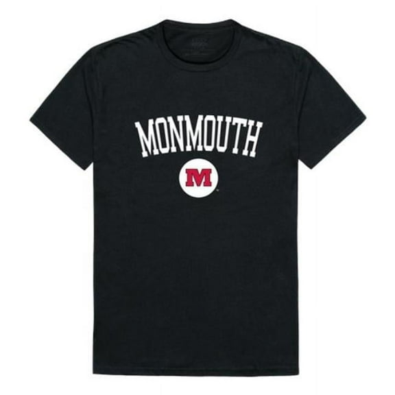 W Republic 539-695-BLK-04 Monmouth College Fighting Scots Arch T-Shirt, Black - Extra Large