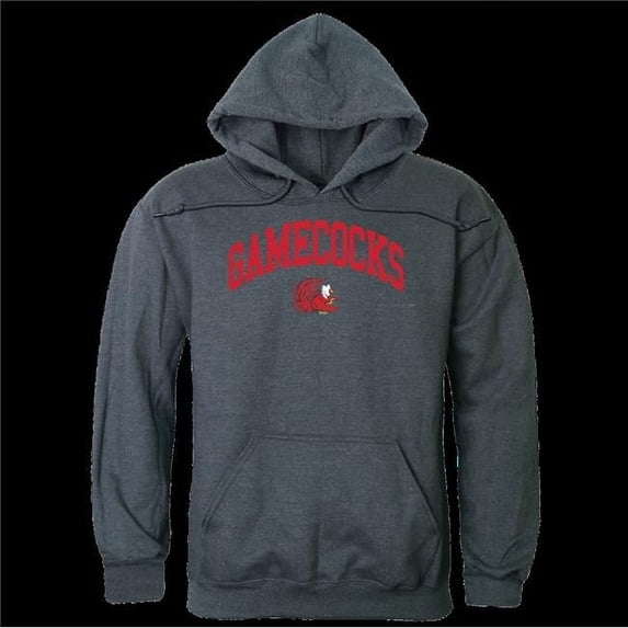 W Republic 540-126-HC2-05 Jacksonville State Gamecocks Campus Hoodie, Heather Charcoal - 2XL