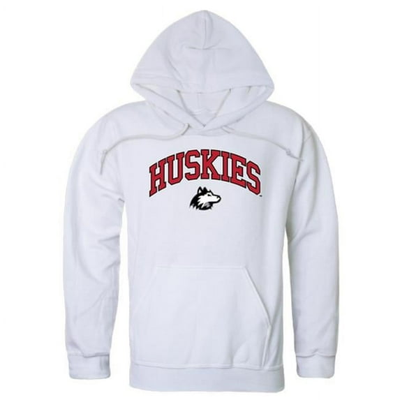 W Republic 540-142-WHT-02 Northern Illinois University Men Campus Hoodie, White - Medium