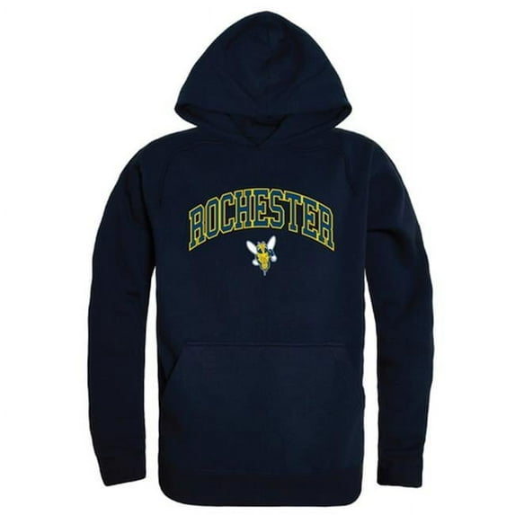 W Republic 540-146-NVY-02 University of Rochester Men Campus Hoodie, Navy - Medium