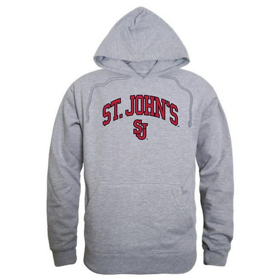 W Republic 540-152-HGY-01 St Johns University Men Campus Hoodie, Heather Grey - Small