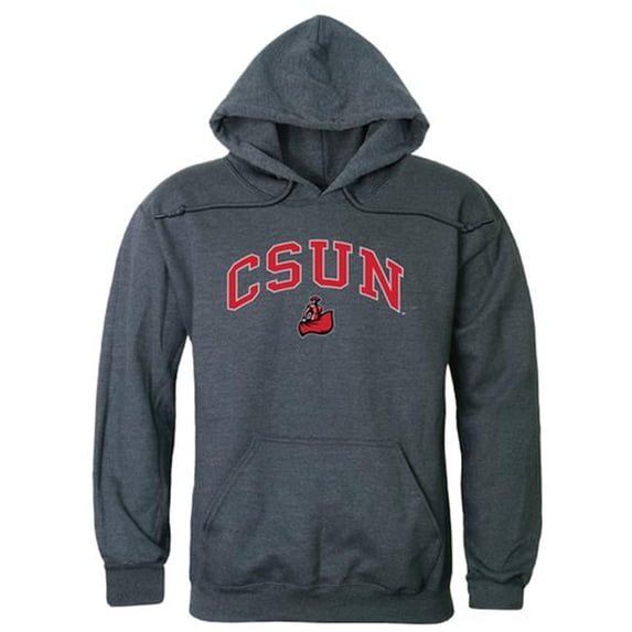 W Republic 540-166-HCH-02 California State University, Northridge Men Campus Hoodie, Heather Charcoal - Medium