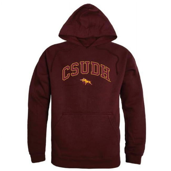 W Republic 540-175-MAR-03 CSUDH Campus Hoodie, Maroon & White - Large