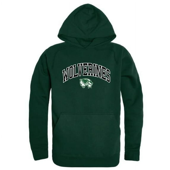 W Republic 540-210-FOR-04 Utah Valley University Campus Hoodie, Forest White - Extra Large