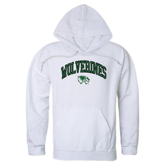 W Republic 540-210-WHT-05 Utah Valley University Campus Hoodie, White - 2XL