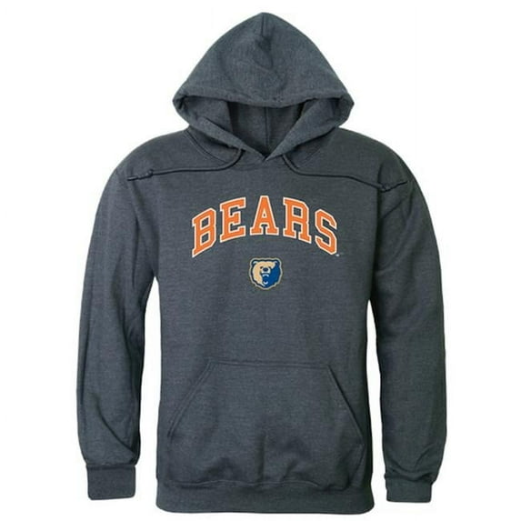 W Republic 540-224-HCH-01 Morgan State University Men Campus Hoodie, Heather Charcoal - Small