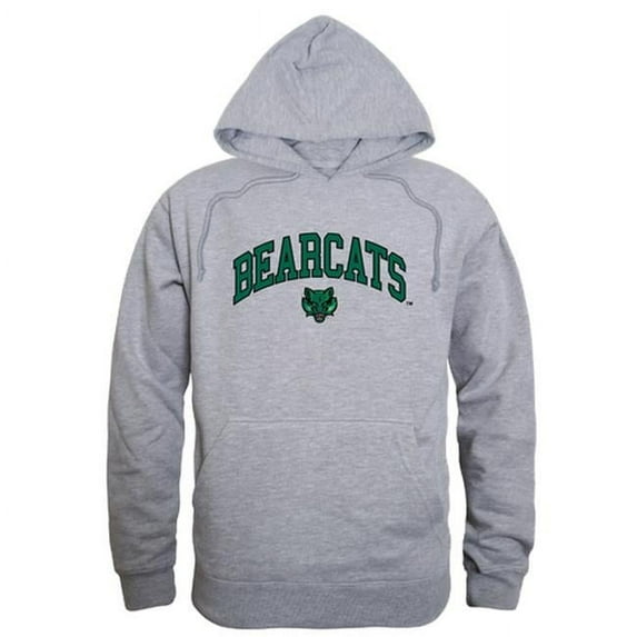 W Republic 540-267-HGY-01 Binghamton University Campus Hoodie, Heather Grey - Small