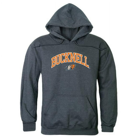 W Republic 540-273-HCH-05 Bucknell University Campus Hoodie, Heather Charcoal - 2XL