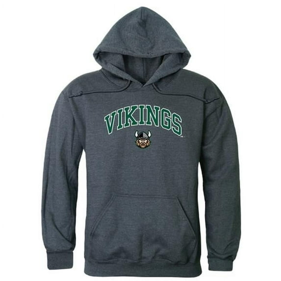 W Republic 540-282-HCH-03 Cleveland State University Men Campus Hoodie, Heather Charcoal - Large