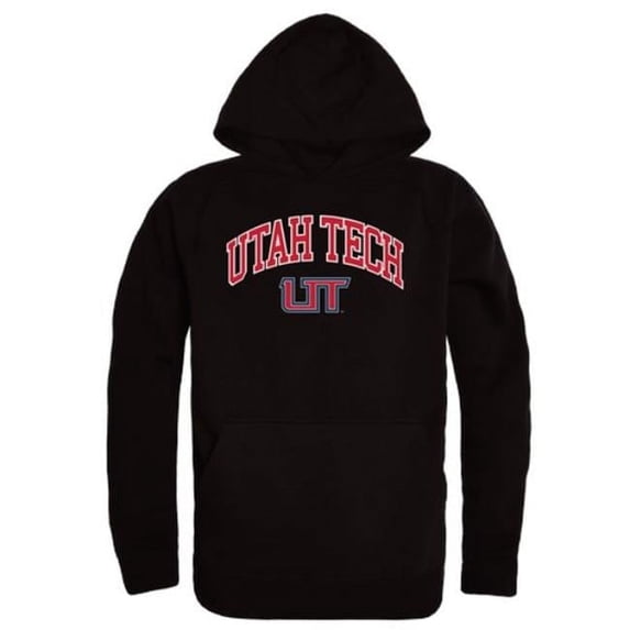 W Republic 540-291-BK2-03 Utah Tech University Trailblazers Campus Hoodie, Black - Large