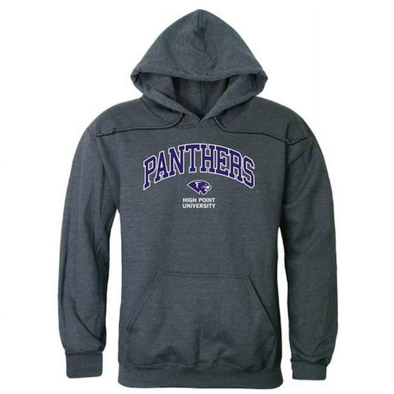 W Republic 540-311-HCH-04 High Point University Campus Hoodie, Heather Charcoal 2 - Extra Large