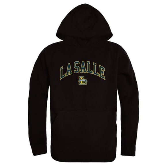 W Republic 540-322-BK3-03 La Salle University Explorers Campus Hoodie, Black - Large
