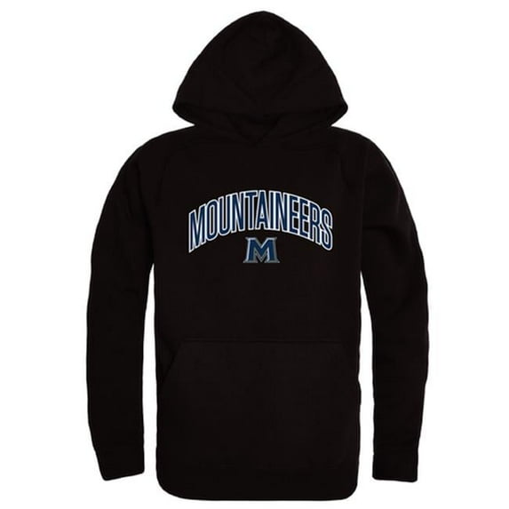 W Republic 540-347-BLK-01 Mount St. Marys University Campus Hoodie, Black & White - Small