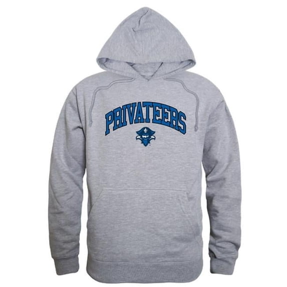 W Republic 540-349-HGY-02 University of New Orleans Men Campus Hoodie, Heather Grey - Medium