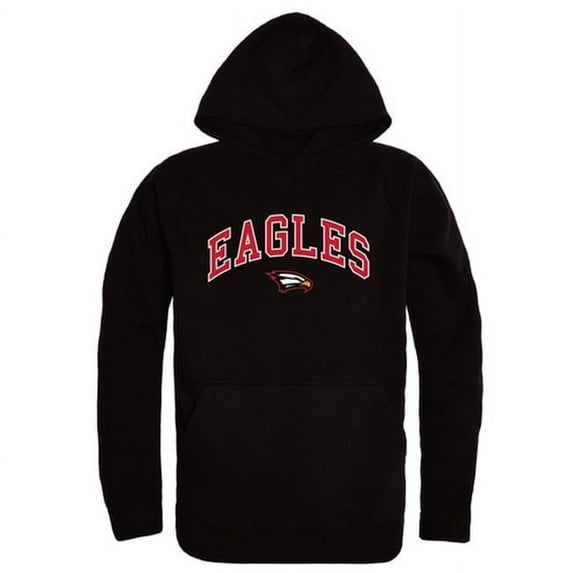 W Republic 540-362-BLK-04 Polk State College Men Campus Hoodie, Black & White - Extra Large
