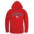 thumbnail image 1 of W Republic 540-364-RED-02 Queens College Men Campus Hoodie, Red - Medium, 1 of 1