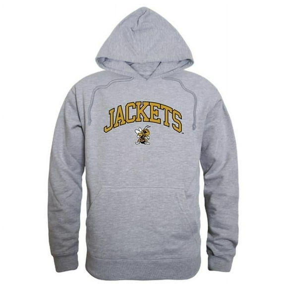 W Republic 540-404-HGY-05 West Virginia State University Men Campus Hoodie, Heather Grey - 2XL