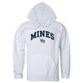thumbnail image 1 of W Republic 540-422-WHT-05 Colorado School of Mines Men Campus Hoodie, White - 2XL, 1 of 1