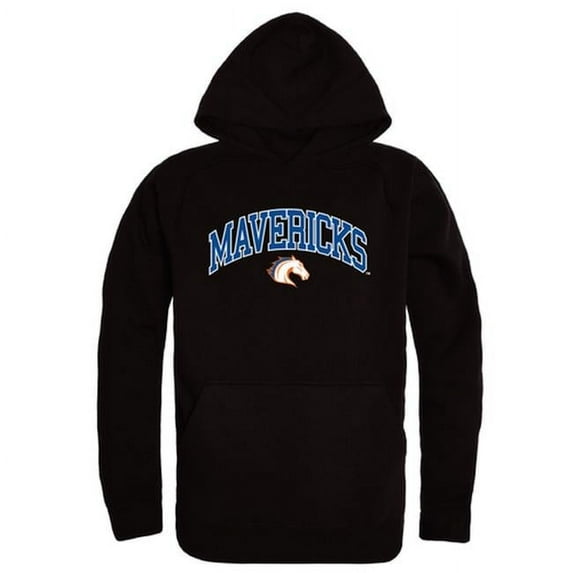 W Republic 540-433-BLK-02 University of Texas at Arlington Men Campus Hoodie, Black & White - Medium
