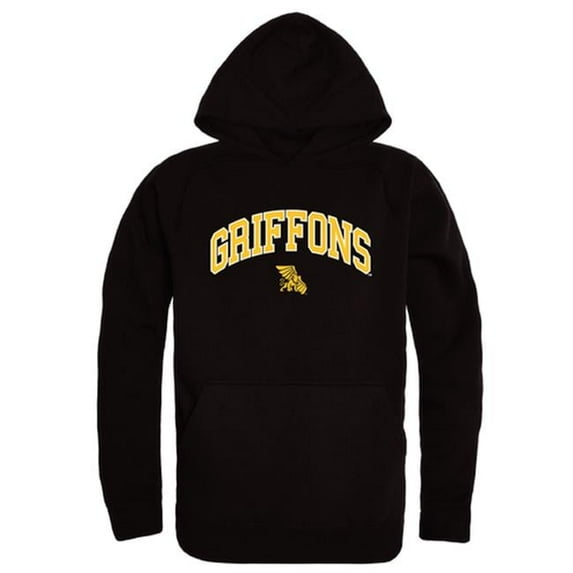 W Republic 540-439-BLK-01 Missouri Western State University Men Campus Hoodie, Black & White - Small