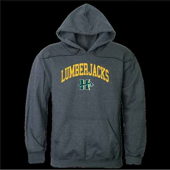 W Republic 540-447-HC3-04 California Polytechnic State University Humboldt Lumberjacks Campus Hoodie, Heather Charcoal - Extra Large