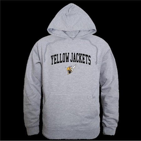 W Republic 540-449-HG2-01 NCAA American International Yellow Jackets Campus Hoodie, Heather Grey 2 - Small