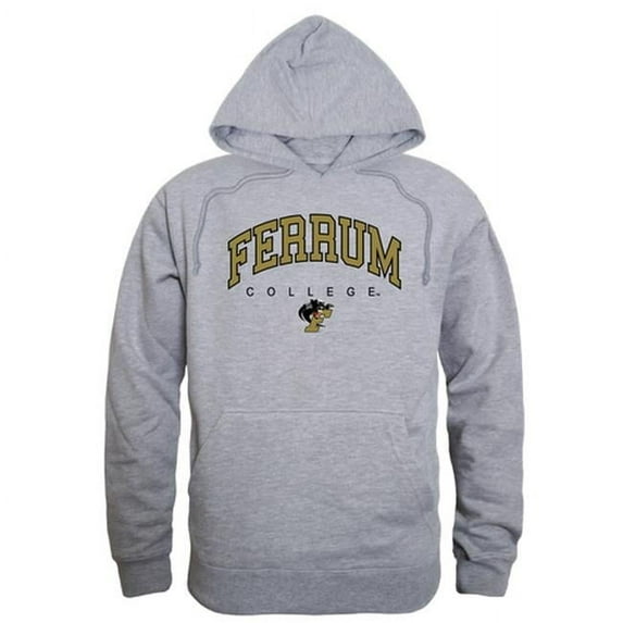 W Republic 540-452-HGY-03 NCAA Ferrum College Panthers Campus Hoodie T-Shirt, Heather Gray - Large