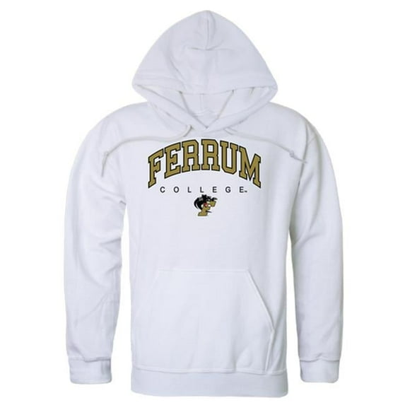 W Republic 540-452-WHT-04 NCAA Ferrum College Panthers Campus Hoodie T-Shirt, White - Extra Large