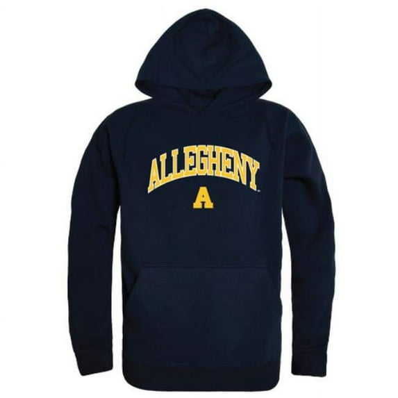 W Republic 540-463-NVY-04 Allegheny College Gators Campus Hoodie, Navy - Extra Large