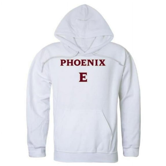 W Republic 540-517-WHT-04 Elon University Phoenix Campus Hoodie, White - Extra Large