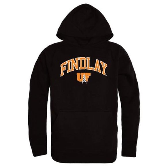W Republic 540-518-BLK-05 University of Findlay Oilers Campus Hoodie, Black - 2XL