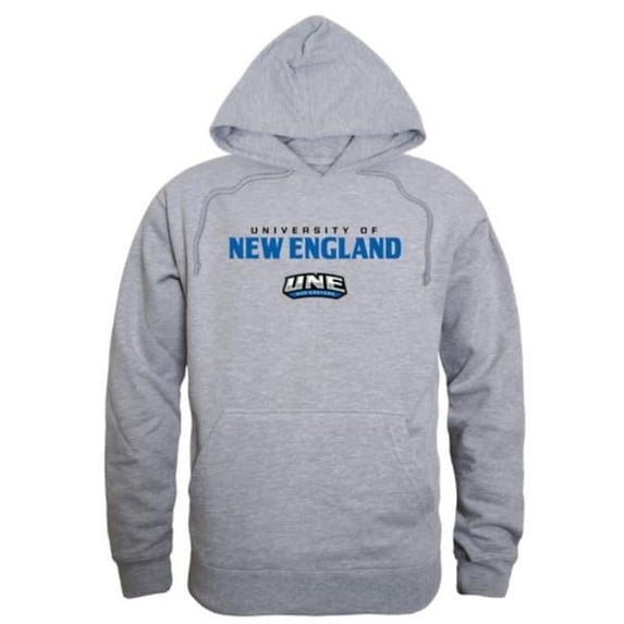 W Republic 540-554-HGY-04 University of New England NorEasters Campus Hoodie, Heather Grey - Extra Large