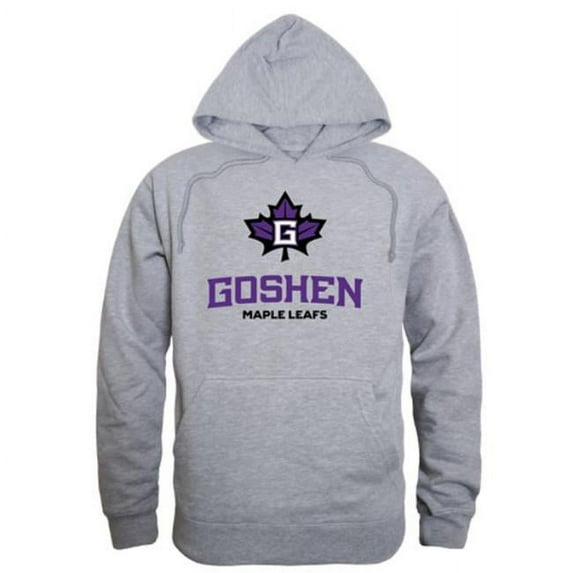 W Republic 540-648-HGY-02 Goshen College Maple Leafs Campus Hoodie, Heather Grey - Medium
