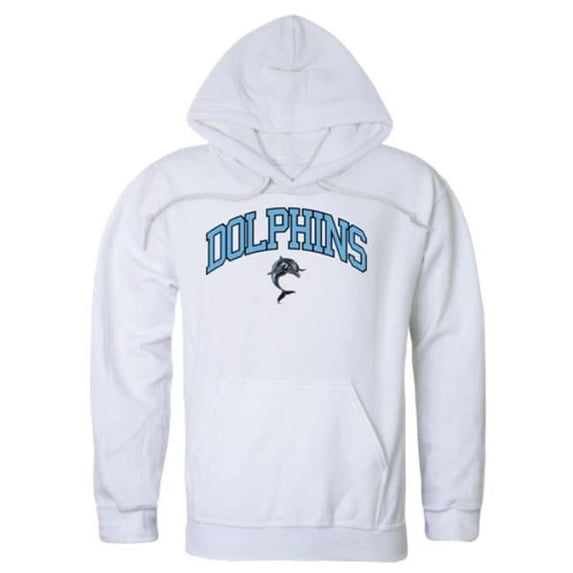 W Republic 540-676-WHT-02 College of Staten Island Dolphins Campus Hoodie, White - Medium