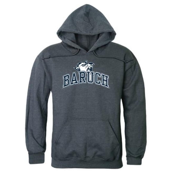 W Republic 540-701-HCH-02 Baruch College Bearcats Campus Hoodie, Heather Charcoal - Medium